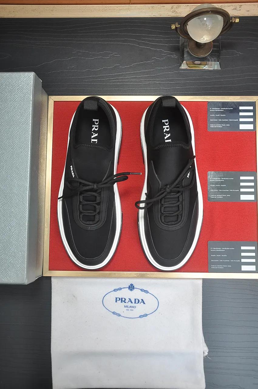 Men's shoes 💰580💶【PRADA】Top original, new season, high quality original goods, top imported calfskin with original imported glue, imported cowhide inside with original cowhide feet, original outsole! Quality guaranteed! Code 38-45 (45 customized)